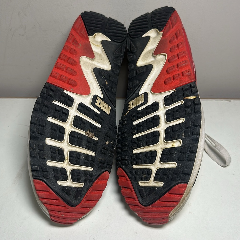 Nike Air Max 1 G White and Red golf cleat Shoes - Picture 7 of 9